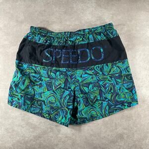 90’s Speedo Aboriginal Geometric Abstract Pattern Swim Trunks Men’s Medium